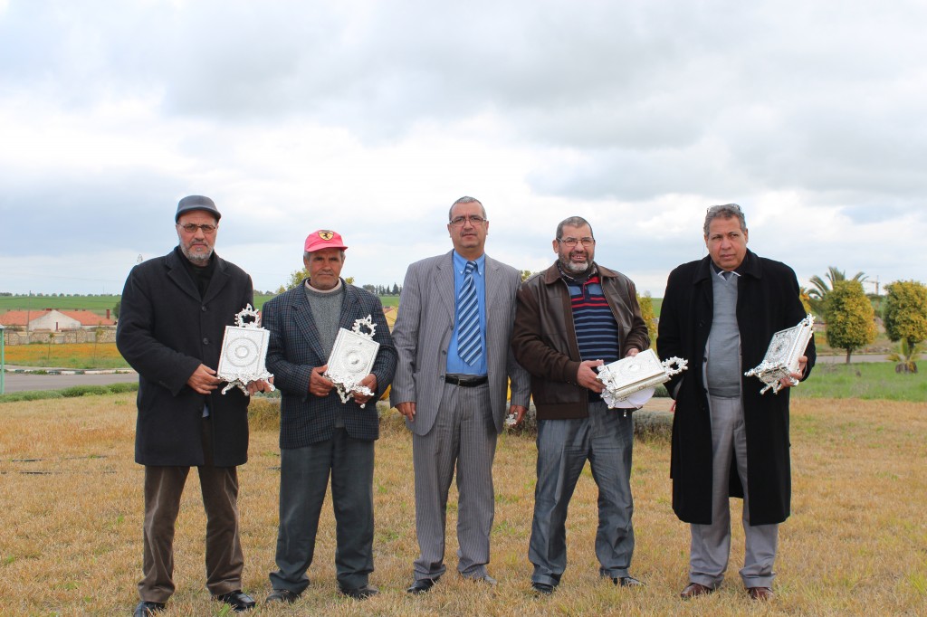 Retraités 2014 CRRA Meknes avec Dr M El Asri (Chef du CRRA Meknès)