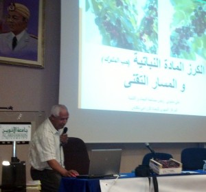 Mr Ali Mamouni (SRD-CRRA Meknès) à la Rencontre du Cerisier de Aïn Leuh, 06 juin 2015