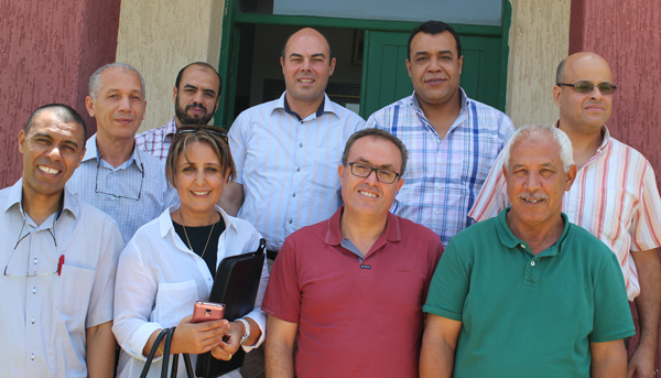 ParticpantEs à la réunion INRA Meknès-ENA Meknès du 09 juillet 2015