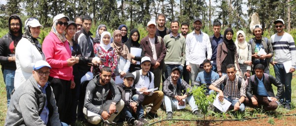 Les étudiants de la FS Meknès en visite au Domaine Expérimental d'Aïn Taoujdate, 29 mai 2018